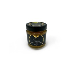 Confiture ananas, citron vert & gingembre 230 gr